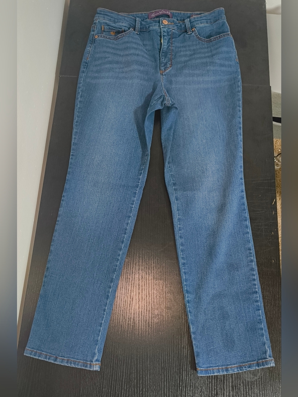 Classic Women's Blue Straight-Leg Jeans